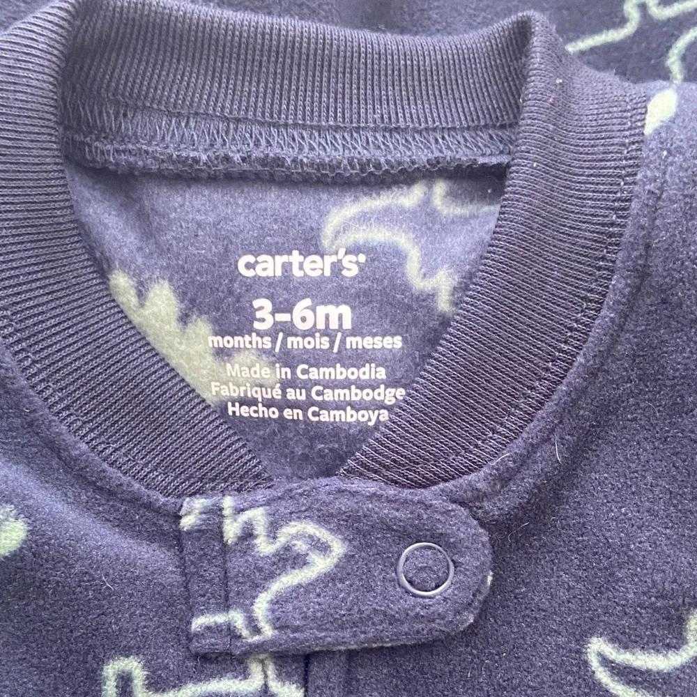 Carter's Dark Blue Dinosaur Sleep Sack